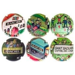 BLANCHER-V.1984/5/6/7/8/9-X.01302 COLEC. 6 PL.