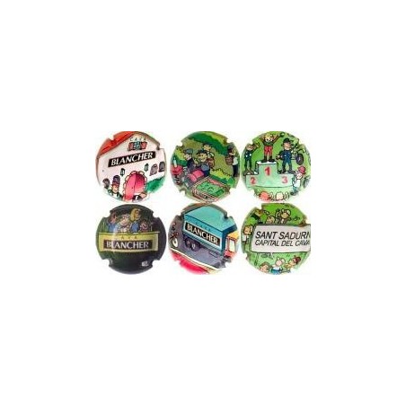 BLANCHER-V.1984/5/6/7/8/9-X.01302 COLEC. 6 PL.