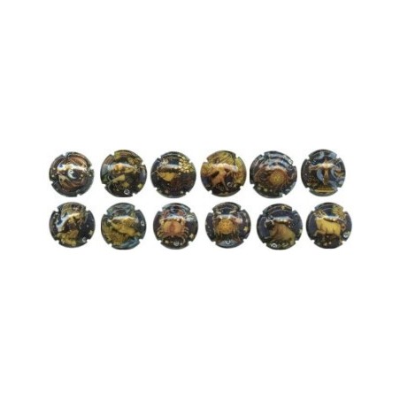 BUTI MASANA-V.2133 A 2144 12 PL.COLEC.HOROSCOPOS