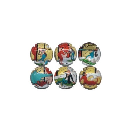 CHATIN-COL. 6 PL. HISTORIETA CHAMPAN-V.20245 A 20250