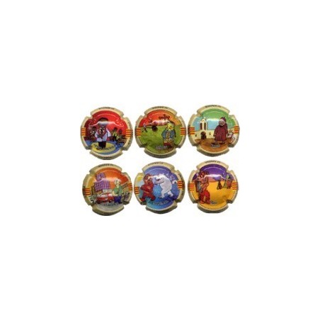 CHATIN-Serie RAZAS- 6 PL-12222-3-4-5-6-7